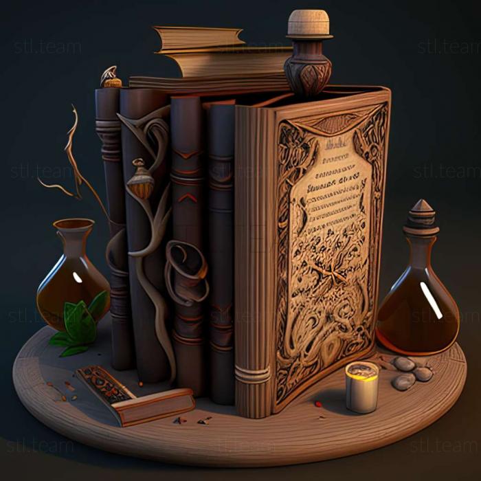 3D model Wonderbook Book of Potions game (STL)